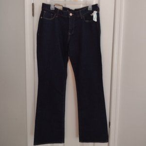 NWT OLD NAVY Sweetheart Bootcut Classic Rise Dark Wash Jeans Women's Ladies 10
